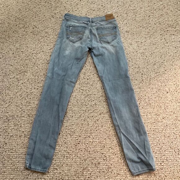 Abercrombie & Fitch women’s distressed skinny jeans Size 0 - Picture 5 of 6